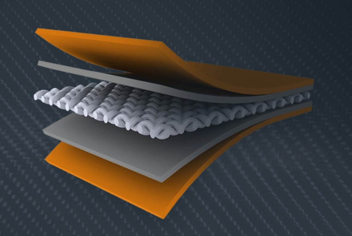 Capas de PVC en los barcos Kolibri